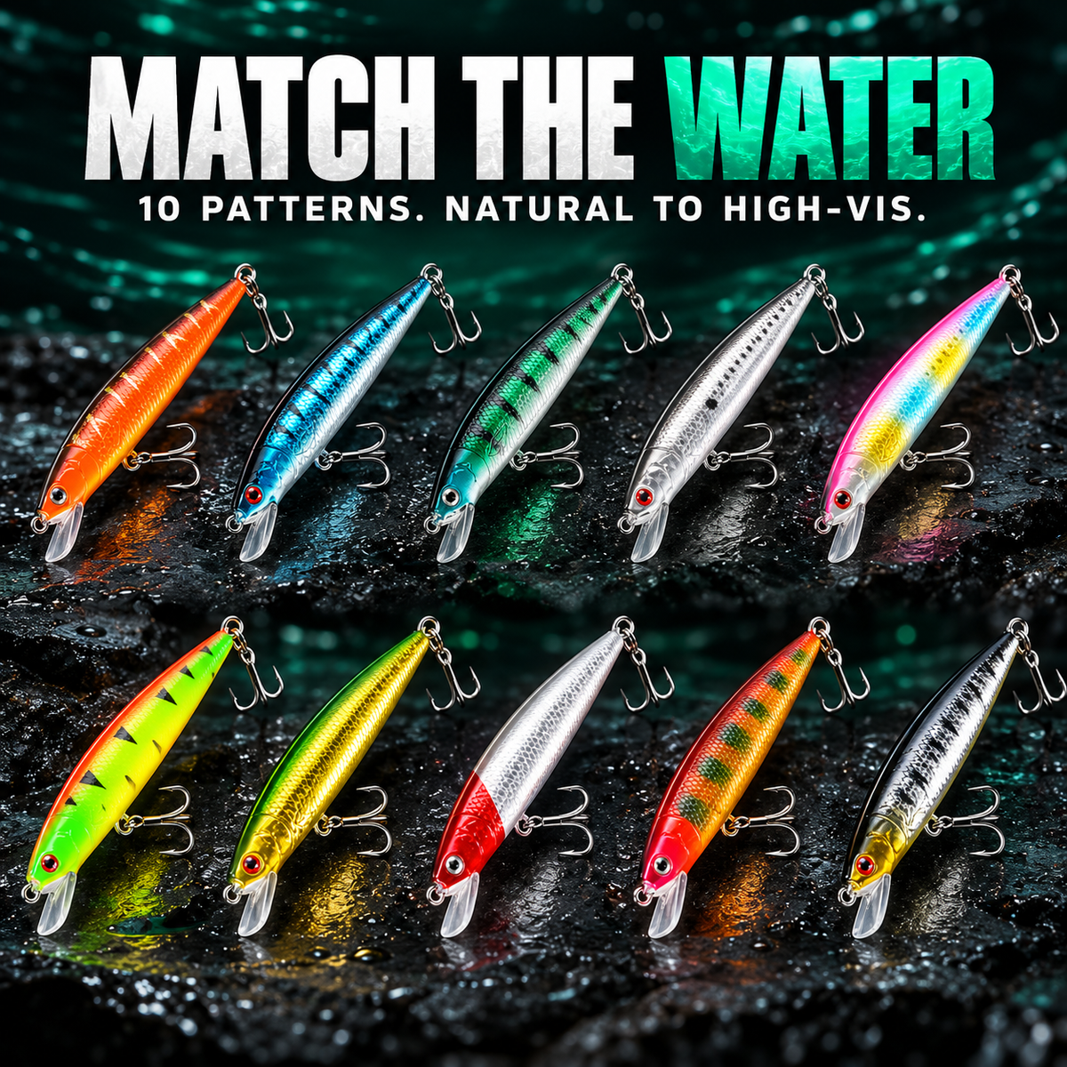 RattleRise 100F schwebender Jerkbait