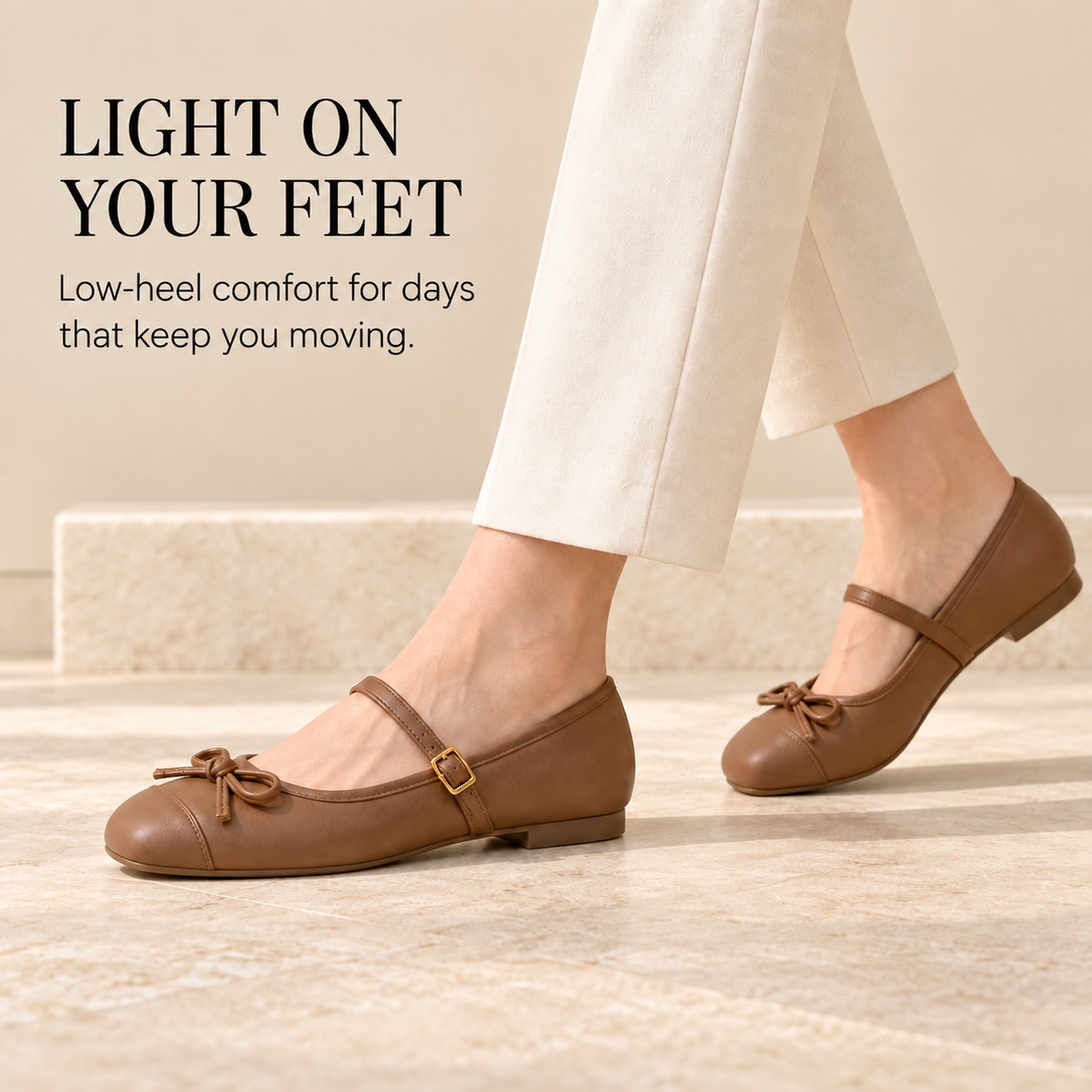 Die Parisian Mary-Jane-Flats mit Schleife