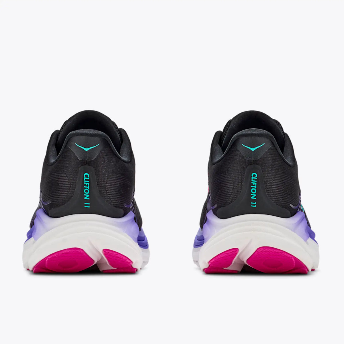 Women's Clifton 11-black / neon nebula