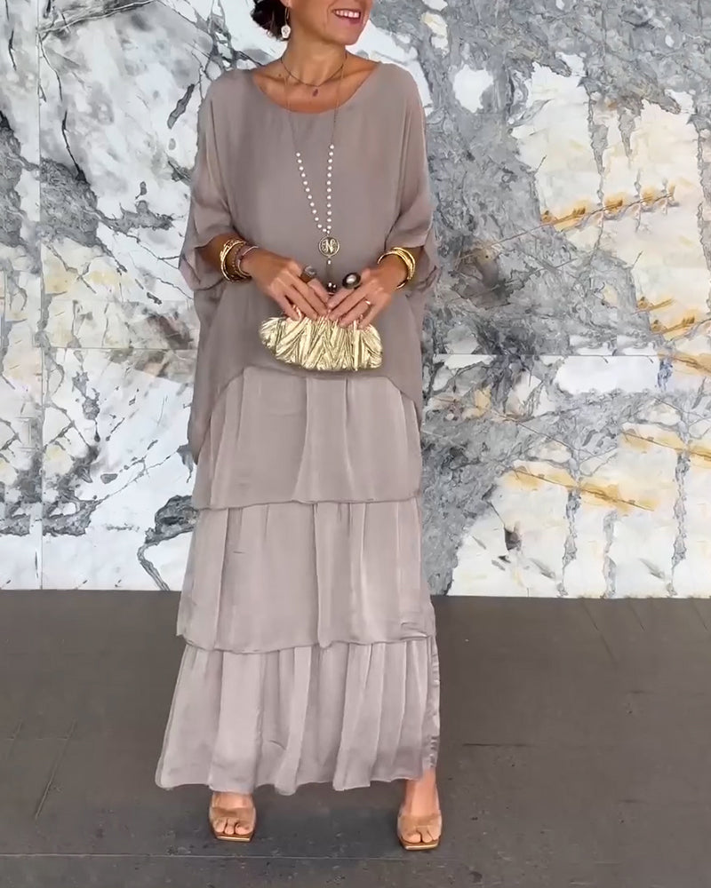 Damen-Kleid im künstlerischen Stil, locker geschnitten (2 kaufen, kostenloser Versand)