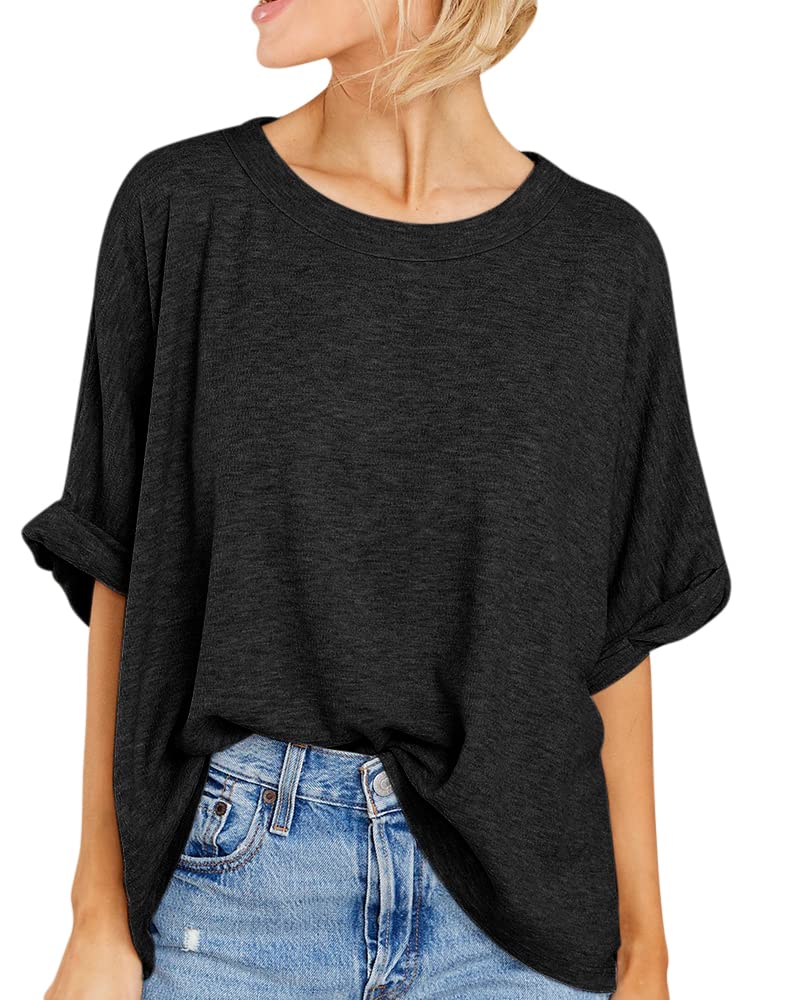 Oversize-Sommer-T-Shirt für Damen im lässigen Stil (3 kaufen, kostenloser Versand)