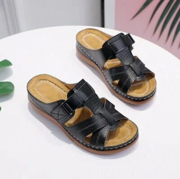 Hochwertige orthopädische Sandalen mit offener Zehenpartie