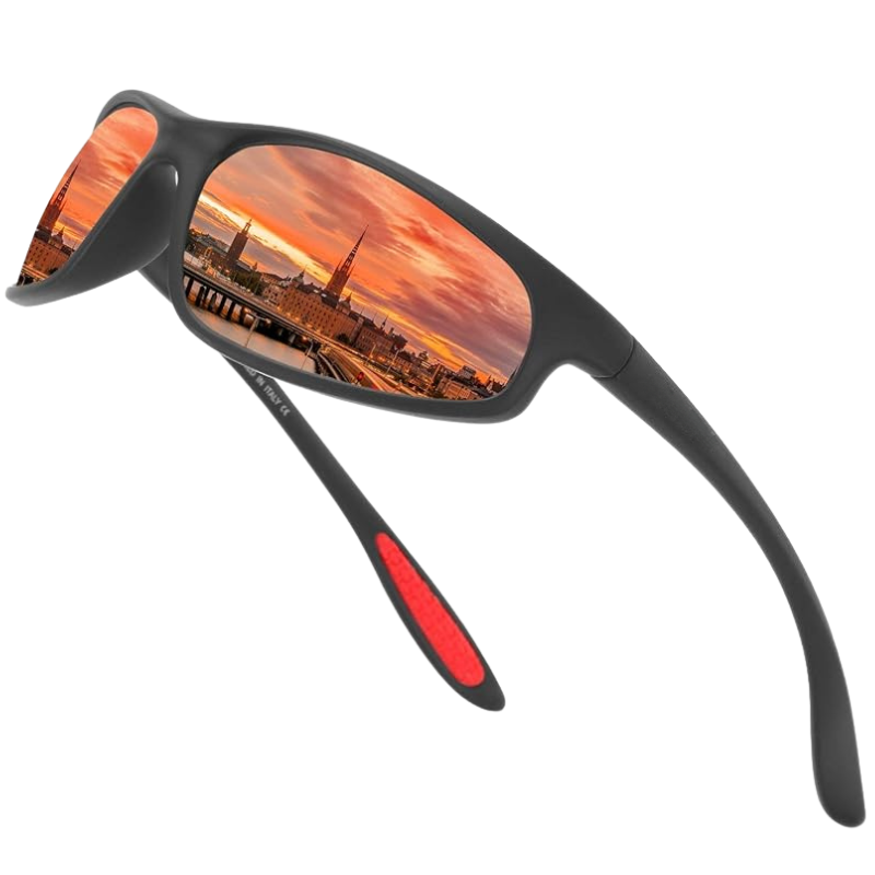 Polarisierte Sportsonnenbrille – UV400 Sonnenbrille zum Autofahren und Angeln