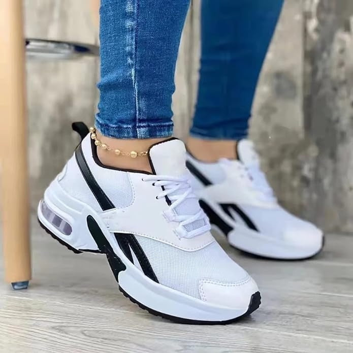 Chaussures de marche orthopédiques à coussin d'air pour femmes – Baskets confortables et légères