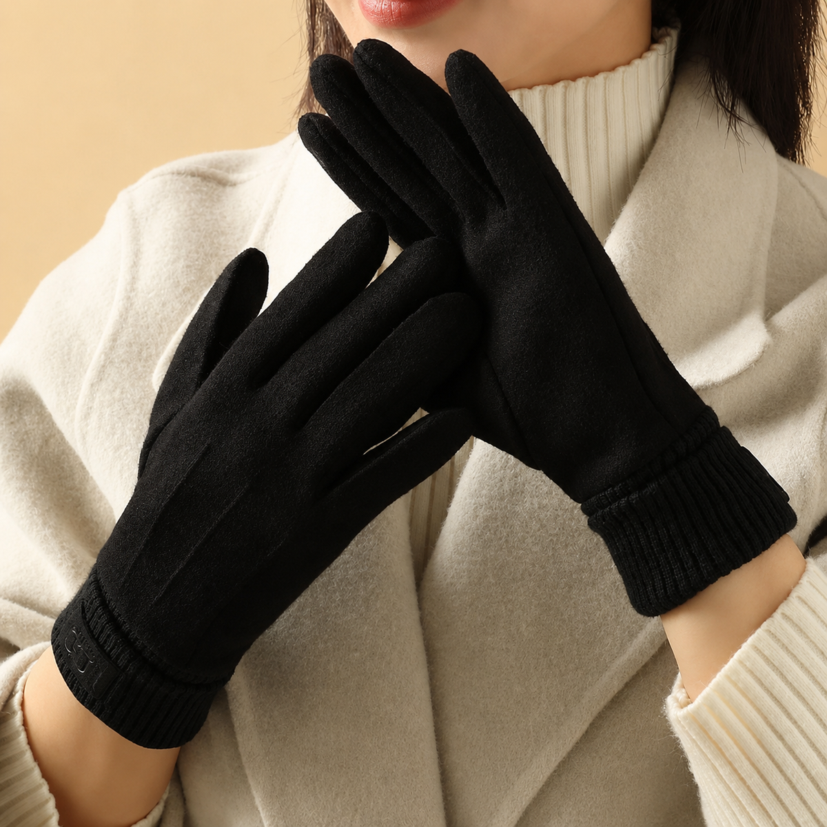 Dicke, winddichte Winter-Touchscreen-Handschuhe für Erwachsene – für Radfahren und Outdoor-Sport