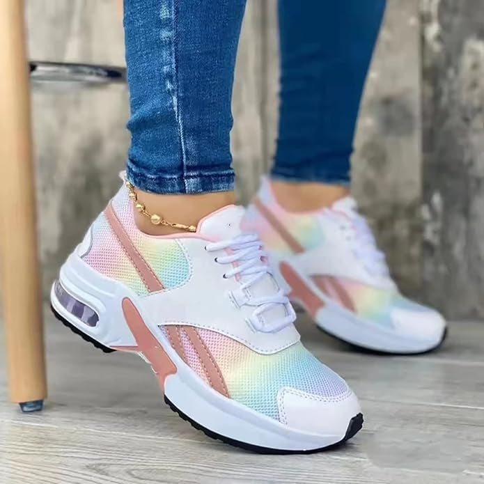 Chaussures de marche orthopédiques à coussin d'air pour femmes – Baskets confortables et légères