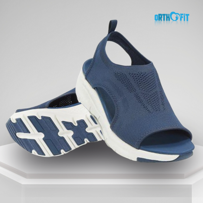 Atmungsaktive orthopädische Damensandalen