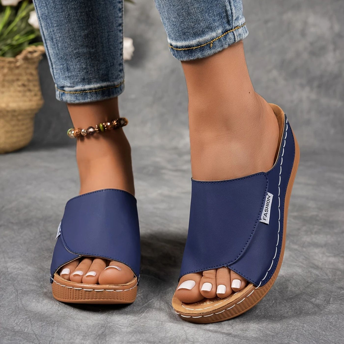 Sandales orthopédiques confortables – Sandales de marche ergonomiques anti-douleur