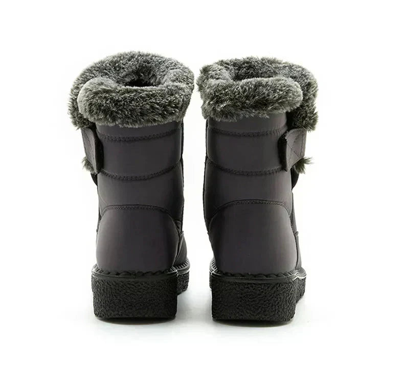 Bottes d'hiver pour femmes à fourrure de cheville