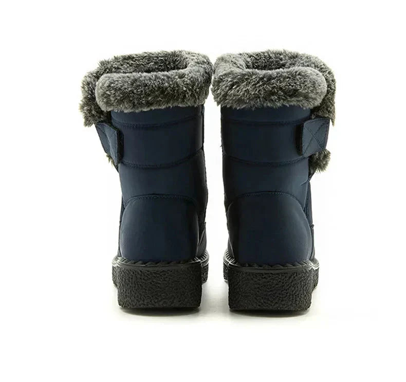Bottes d'hiver pour femmes à fourrure de cheville