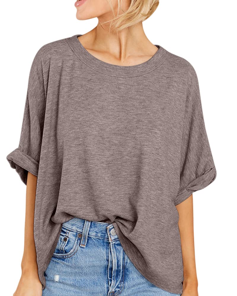 Oversize-Sommer-T-Shirt für Damen im lässigen Stil (3 kaufen, kostenloser Versand)