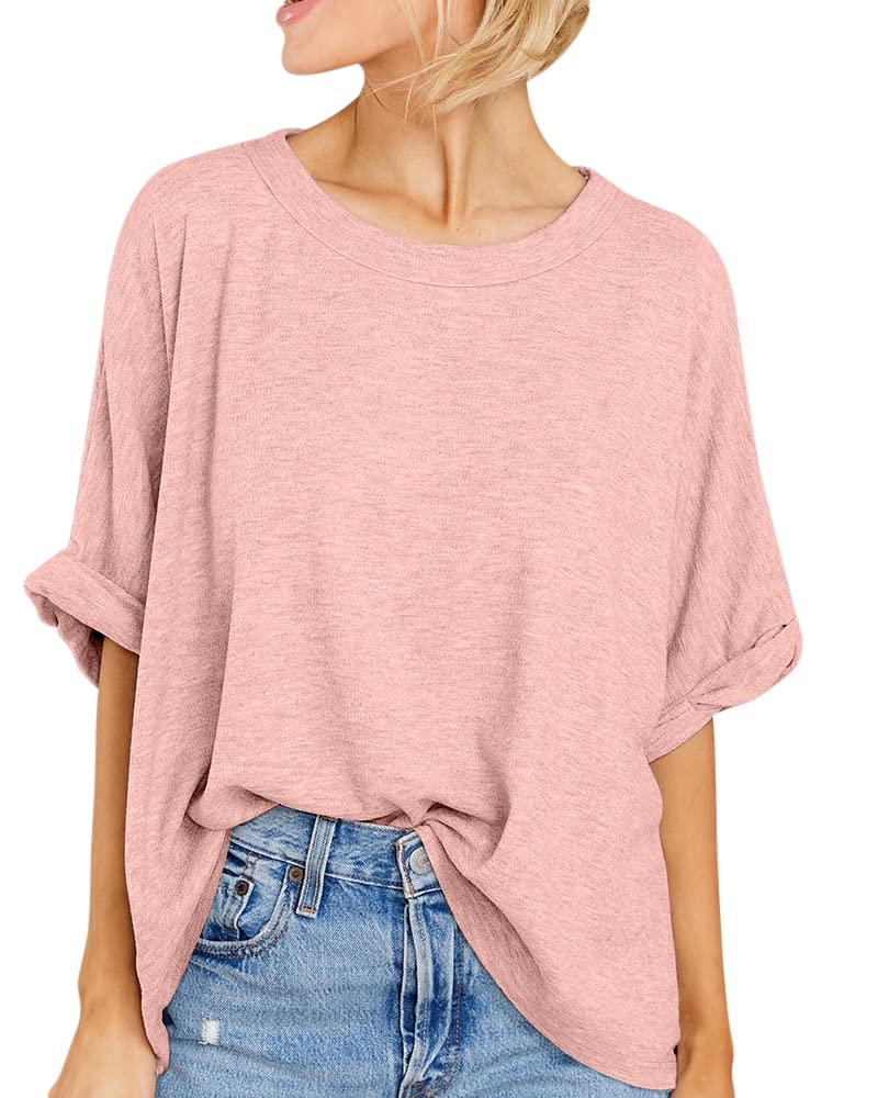 Oversize-Sommer-T-Shirt für Damen im lässigen Stil (3 kaufen, kostenloser Versand)