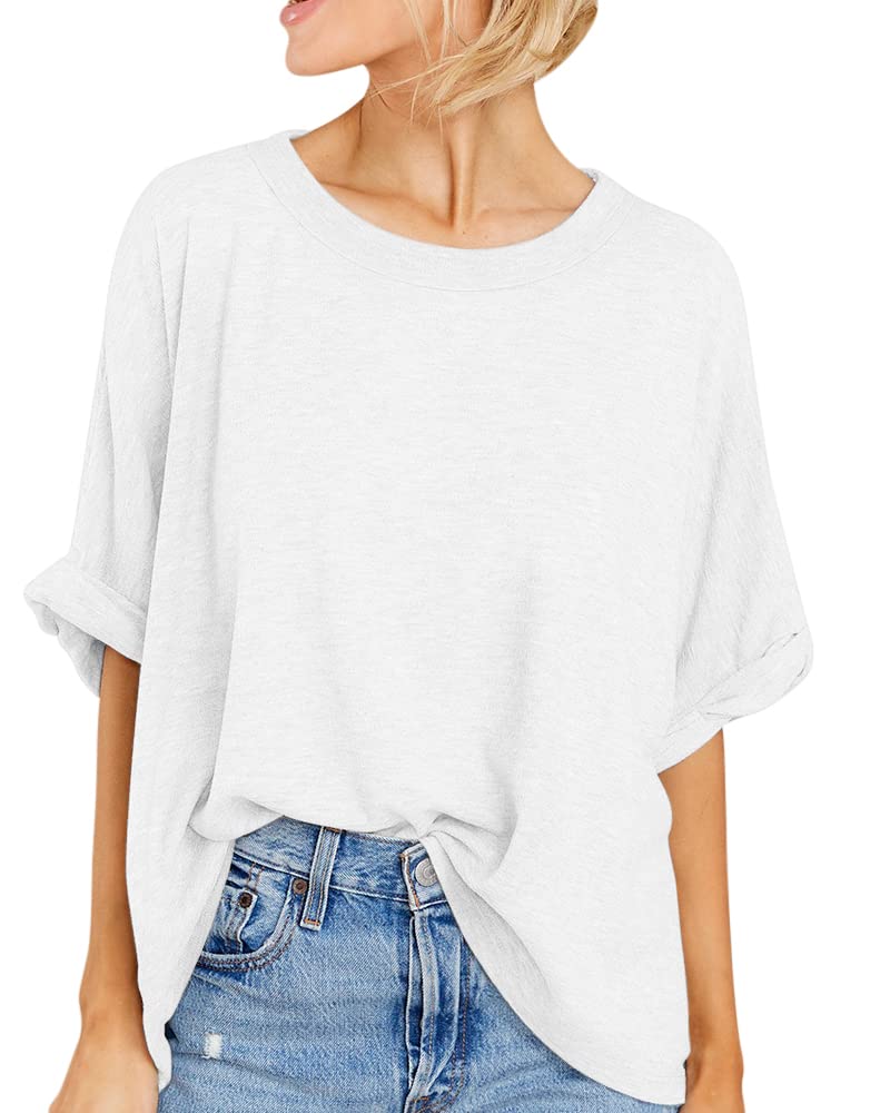 Oversize-Sommer-T-Shirt für Damen im lässigen Stil (3 kaufen, kostenloser Versand)