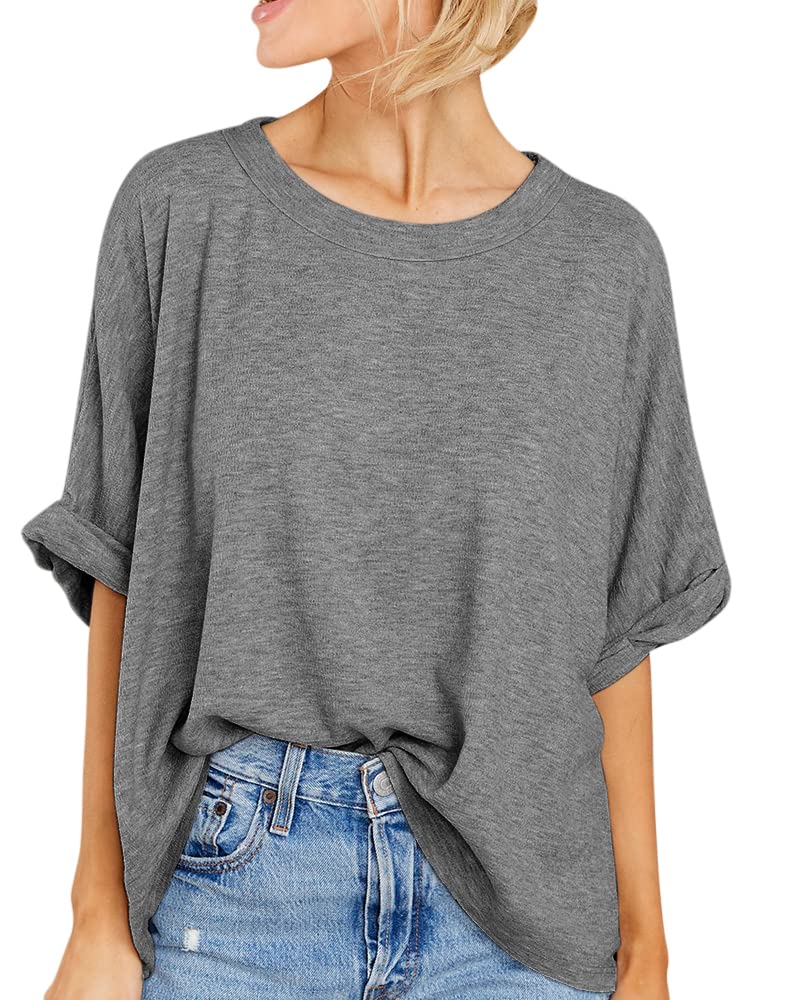 Oversize-Sommer-T-Shirt für Damen im lässigen Stil (3 kaufen, kostenloser Versand)