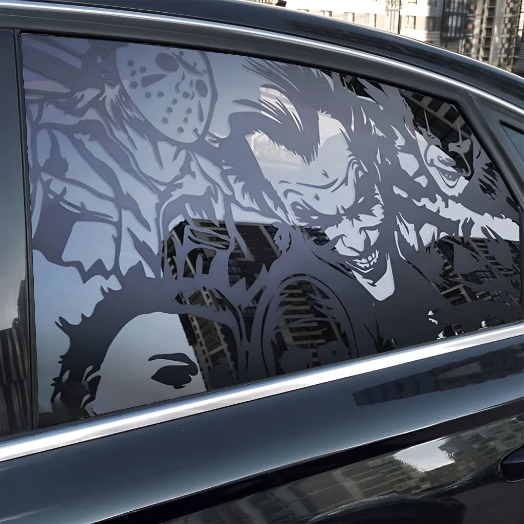 Auto-Fensteraufkleber Gravur-Serie