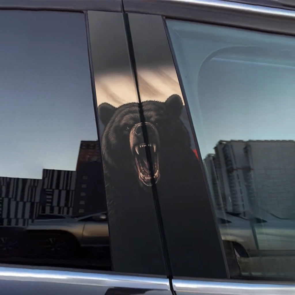 Bären-Autotüraufkleber