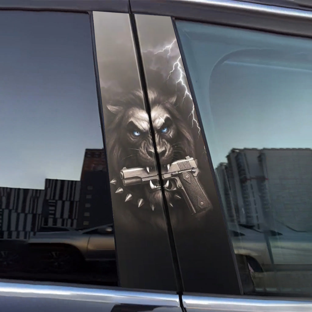 Lion Car Door Stickers