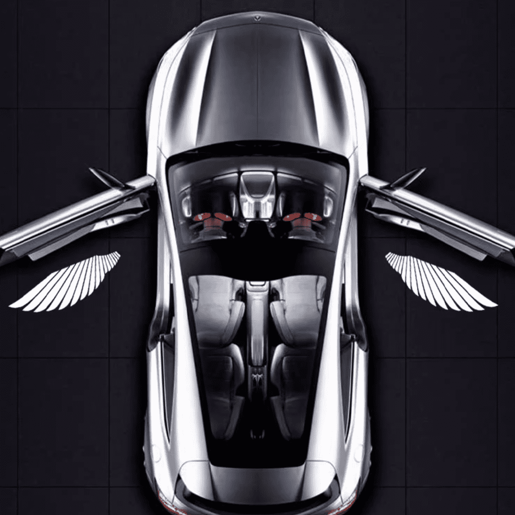 Feux de portière de voiture « Angel Wing »