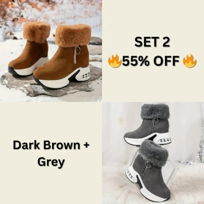 🔥Best Seller-Last Day Sale 60% OFF🔥Chunky Platform Winter Boots