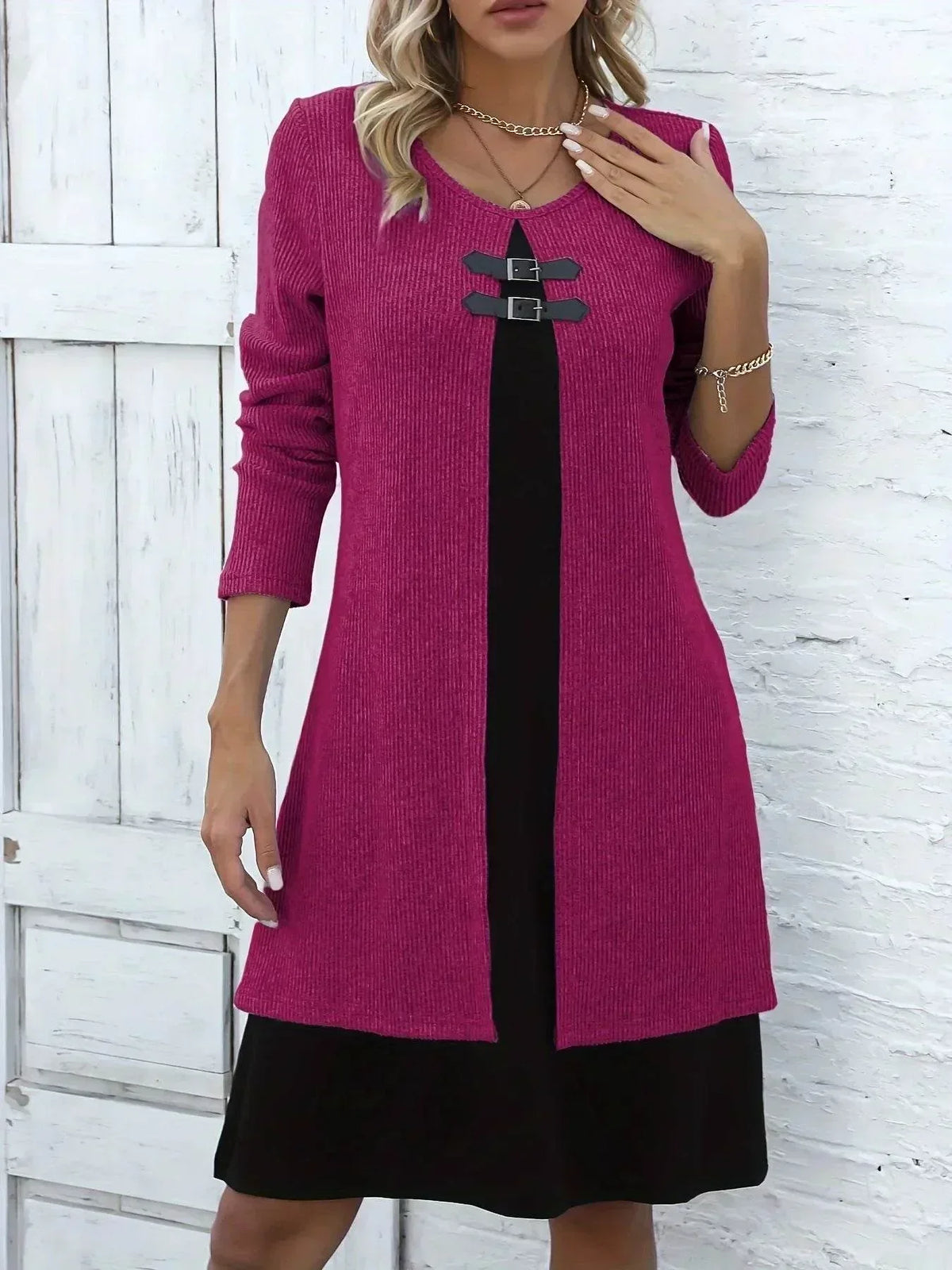 Women's Elegance Long Sleeve Dress