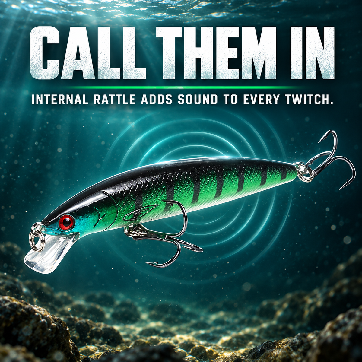 RattleRise 100F schwebender Jerkbait