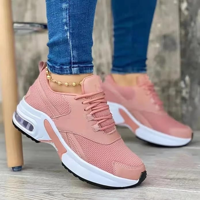 Chaussures de marche orthopédiques à coussin d'air pour femmes – Baskets confortables et légères