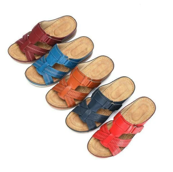 Hochwertige orthopädische Sandalen mit offener Zehenpartie