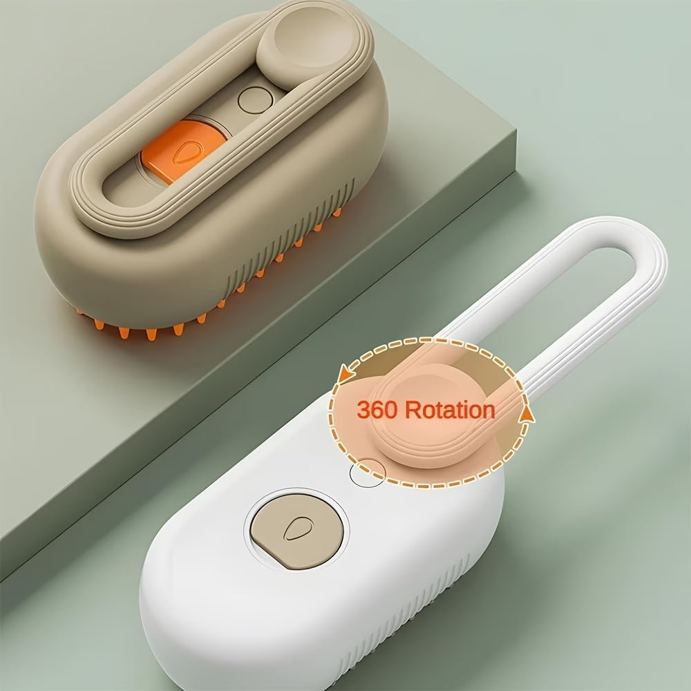 Brosse de toilettage à brume 4-en-1 pour chats et chiens – Rechargeable