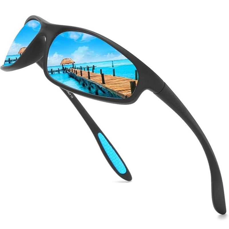 Polarisierte Sportsonnenbrille – UV400 Sonnenbrille zum Autofahren und Angeln