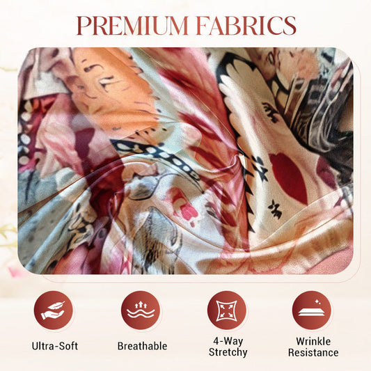 ⏳Time-Limited Special⏰Women's Printed Top & Wide Leg Pants 2-Piece Set