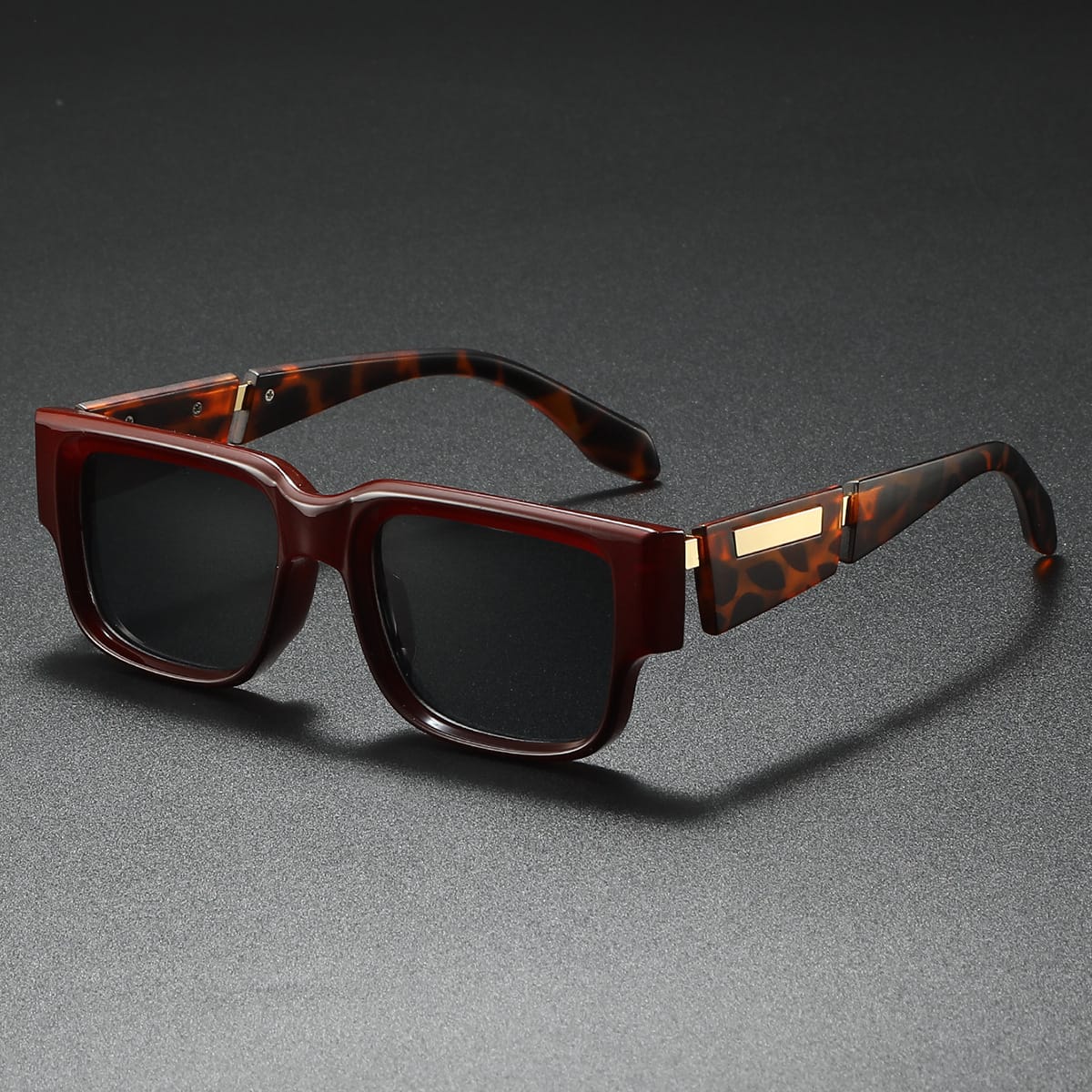 Lunettes de soleil carrées audacieuses | Lunettes rétro UV400
