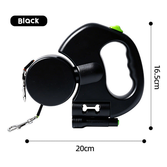 360 Retractable Dog Leash for Two Dogs