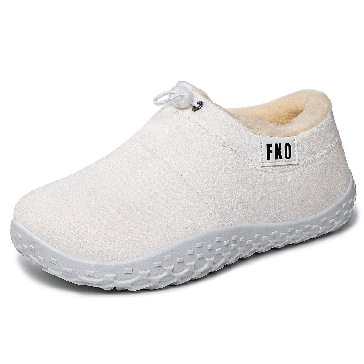 Plüschgefütterte Winterpantoletten für Damen – Kuschelige Slipper