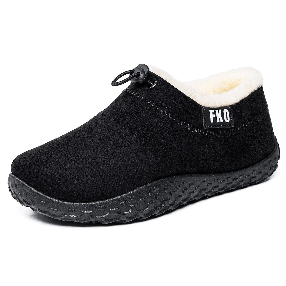 Plüschgefütterte Winterpantoletten für Damen – Kuschelige Slipper