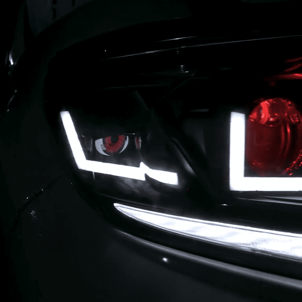 Synchronisiertes programmierbares Devil Eyes Licht mit Fernbedienung