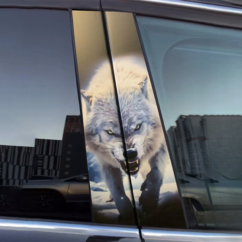 Wolf-Autotüraufkleber