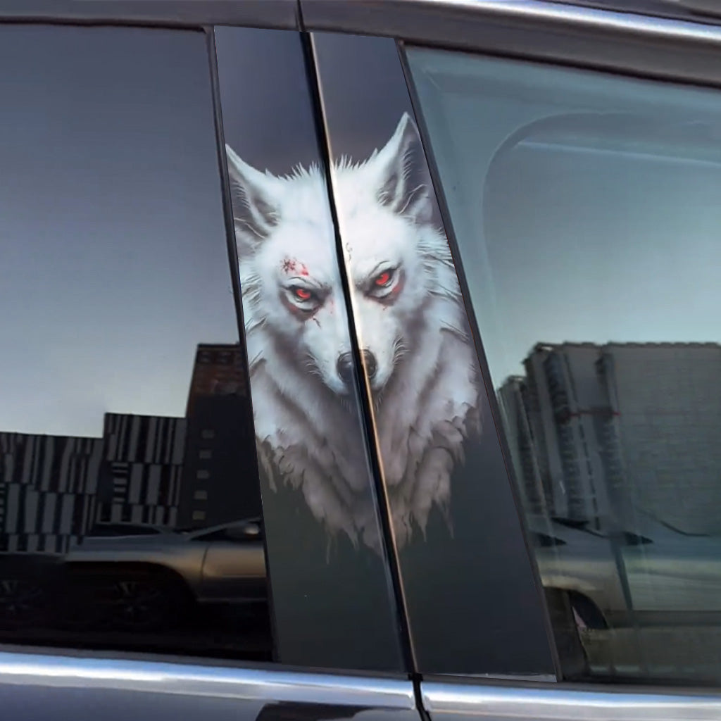 Wolf-Autotüraufkleber