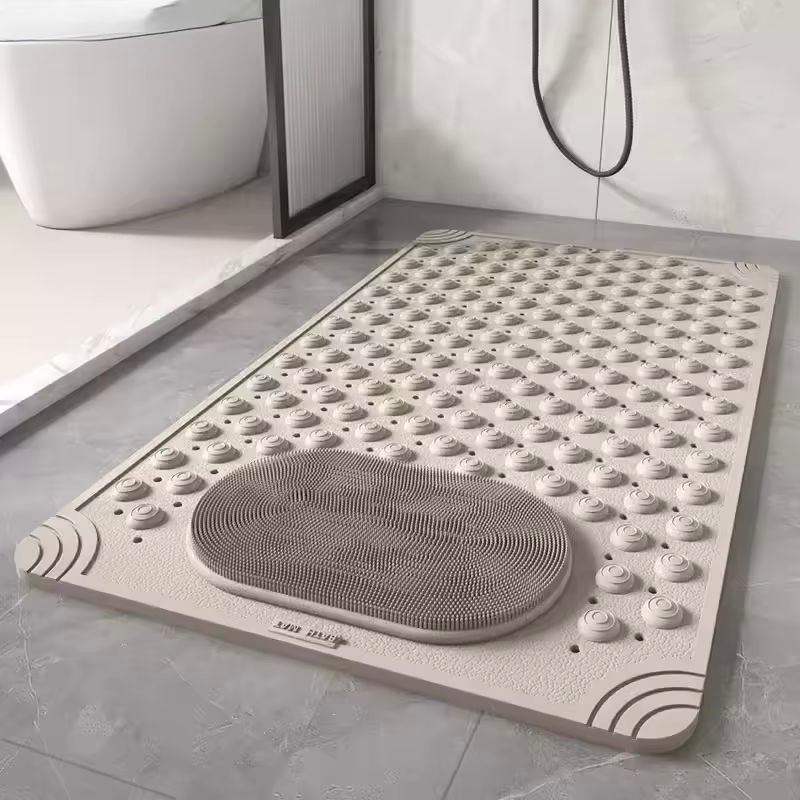Rutschfeste, wasserdichte Badematte mit Massagestruktur