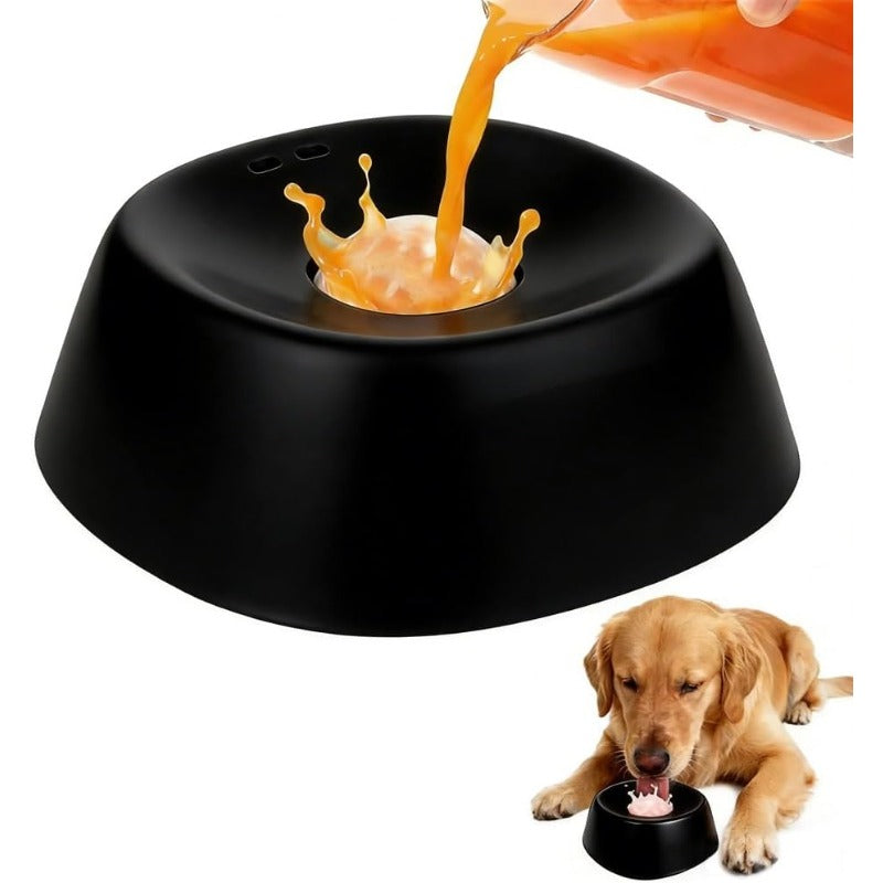 Gamelle à lécher apaisante pour chien avec balle – Distributeur anti-glisse à alimentation lente