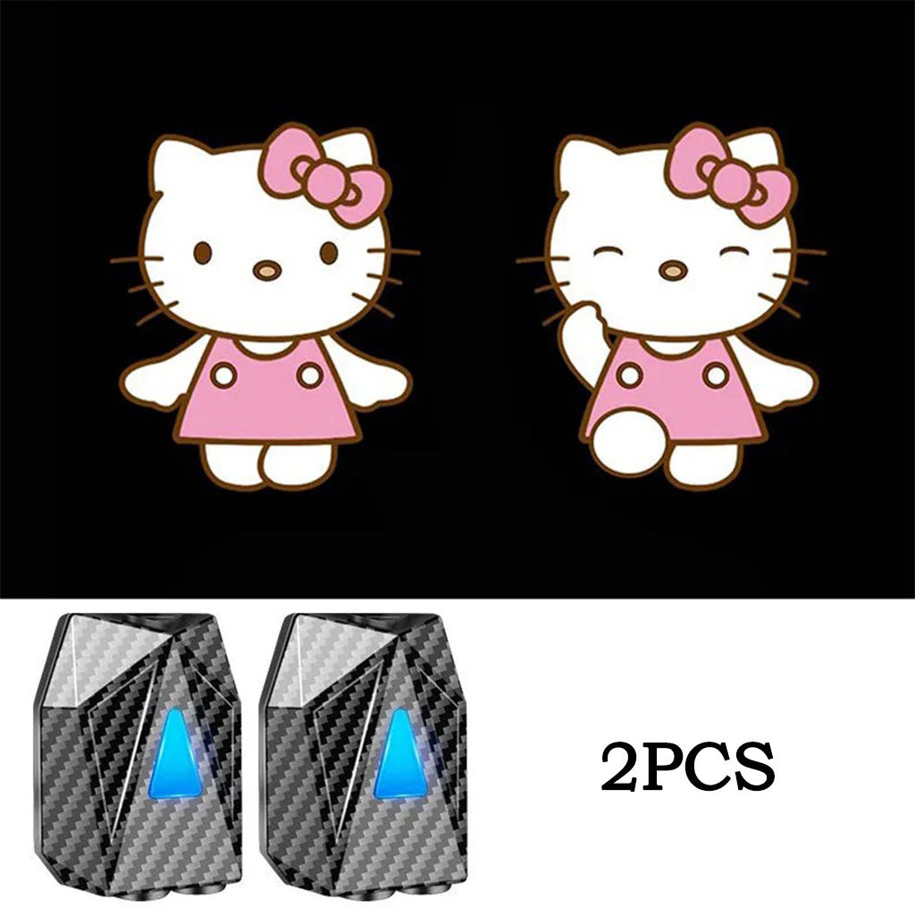 Éclairage animé de portière de voiture