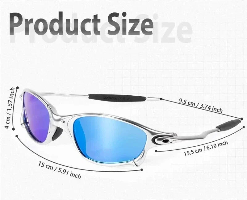 Leichte Unisex-Sportsonnenbrille mit Rundumschutz | Sonnenbrillen für den Außenbereich