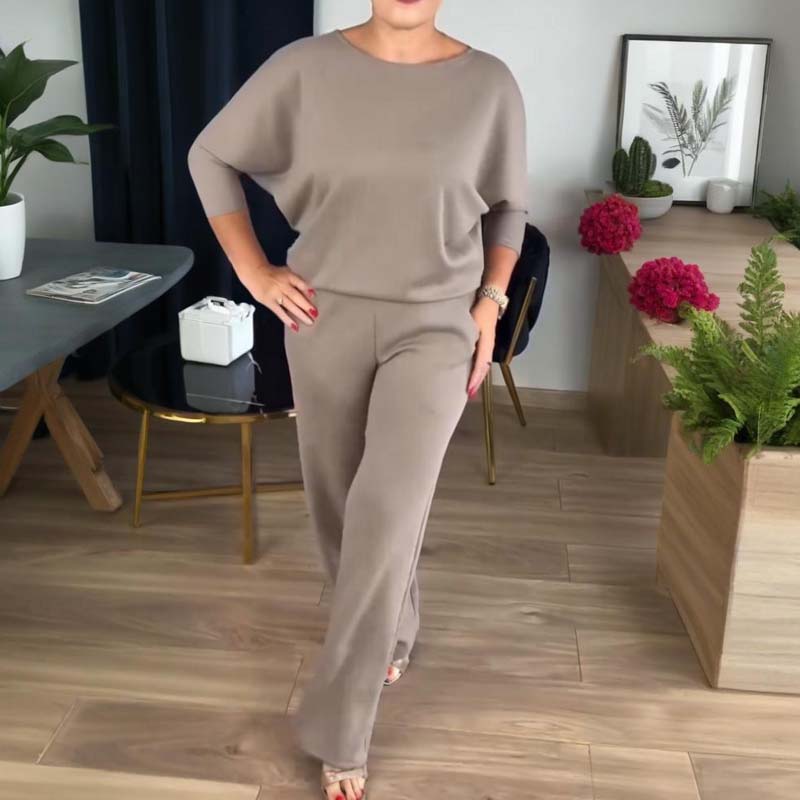 Elegantes Longline-Cardigan- & Top- & Hosen-3-Teile-Set