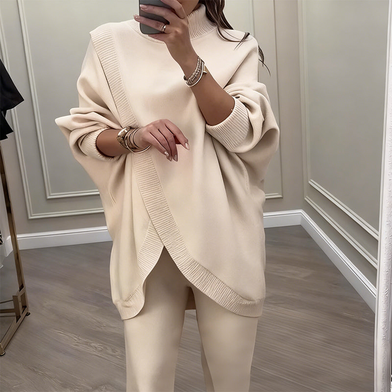Damen Oversize-Pullover & Hose 2-teiliges Set🚀Kostenloser Versand